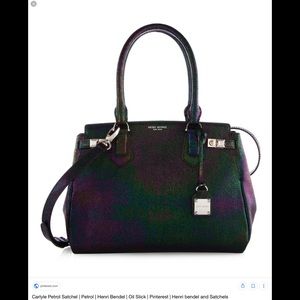ISO Henri Bendel petrol/oil slick Carlyle